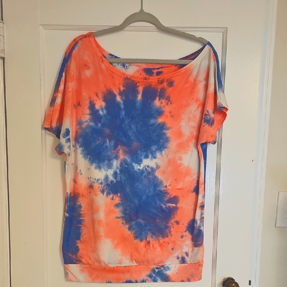 Vibrant Tie-Dye Women's Top